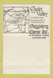 Matchbook Cover - Guggisberg Cheese Chalet in Valley Holmes County OH 40 Strike