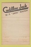 Matchbook Cover - Cadillac Jack Cars Fallston MD 40 Strike
