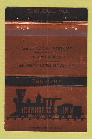 Matchbook Cover - Ironhorse Inn Elkridge MD 40 Strike