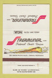 Matchbook Cover - Steamliner Federal Credit Union Railroad Omaha NE 40 Strike