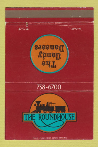 Matchbook Cover - Roundhouse Gandy Daneers Warren MI Executive Inn 40 Strike