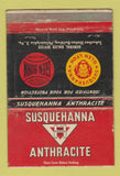 Matchbook Cover - Sesquenanna Coal Philadelphia PA WORN #1 40 Strike