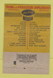 Matchbook Cover - Ford Tractors Ferguson Middle Park Granby Colorado 40 Strike