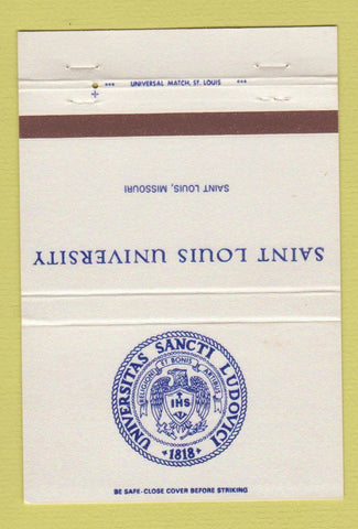Matchbook Cover - St Louis University MO 40 Strike
