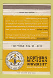 Matchbook Cover - Northern Michigan University Marquette MI 40 Strike