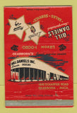 Matchbook Cover - Bill Daniels Mercury Lincoln Dearborn MI WEAR 40 Strike