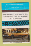 Matchbook Cover - Chrysler Motors Minneapolis MN Zone 1975 LeBaron 40 Strike