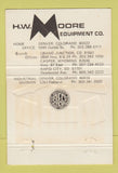 Matchbook Cover - International Harvester Tractors Moore Denver WRAR 40 Strike