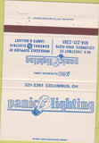 Matchbook Cover - Panic Lighting GE Columbus OH 40 Strike