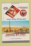 Matchbook Cover - Hercules Red Tools Tulsa OK WORN BACK 40 Strike