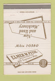 Matchbook Cover - Elmer Pfeil Machinery Cleveland OH 40 Strike