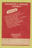 Matchbook Cover - Day & Maddock Company Cleveland OH #1 40 Strike