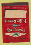 Matchbook Cover - Chevrolet RED No Dealer WEAR 40 Strike