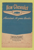 Matchbook Cover - Chevrolet RED No Dealer WEAR 40 Strike
