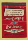 Matchbook Cover - Bass Chevrolet Cleveland Heights OH 40 Strike