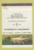 Matchbook Cover - 1972 Oldsmobile Hanover PA WORN 40 Strike