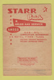 Matchbook Cover - Starr Buick Mechanicsburg PA WEAR 40 Strike