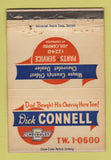 Matchbook Cover - Dick Connell Chevrolet Wayne County MI WEAR 40 Strike