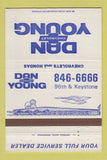Matchbook Cover - Dan Young Chevrolet Honda Tipton? IN 40 Strike
