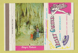 Matchbook Cover - Velvet Garter Restaurant White's City NM 40 Strike