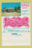 Matchbook Cover - Velvet Garter Restaurant White's City NM 40 Strike
