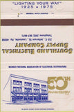 Matchbook Cover - Sutherland Electric Louisville KY 40 Strike