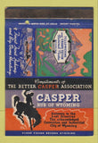 Matchbook Cover - Casper WY Tourism 40 Strike