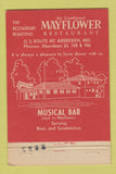 Matchbook Cover - Mayflower Restaurant Aberdeen MD 22 Strike Feature