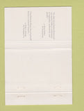 Matchbook Cover - Galileo Restaurant Washington DC Matti 40 Strike