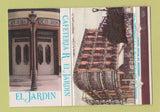 Matchbook Cover - Cafeteria R El Jardin Malaga Spain 40 Strike