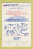 Matchbook Cover - Arrowhead Tool Los Angeles CA Walls of Babylon 40 Strike