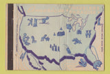 Matchbook Cover - Interstate Company Train News WRON 40 Strike