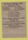 Matchbook Cover - Anthony Wayne Oil Fort Wayne IN Indianapolis  40 Strike