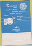 Matchbook Cover - Faculty Club Cal Berkeley CA 40 Strike