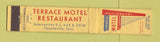 Matchbook Cover - Terrace Motel Restaurant Fayetteville TN WEAR 10 Strike