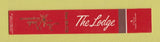 Matchbook Cover - Drake Hotel Oakbrook IL The Lodge 10 Strike