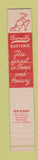 Matchbook Cover - Barnett's Shoe Store Rochester PA 10 Strike