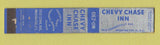 Matchbook Cover - Chevy Chase Inn Washington DC WEAR 10 Strike