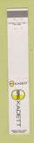 Matchbook Cover - Opel Kadett Cars 10 Strike