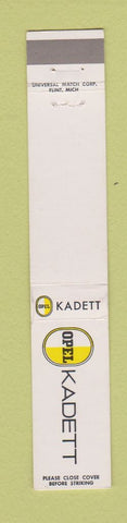 Matchbook Cover - Opel Kadett Cars 10 Strike