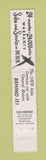 Matchbook Cover - Opel Kadett Cars 10 Strike