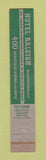 Matchbook Cover - Hotel Raleigh Washington DC Pall Mall Room 10 Strike