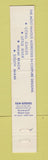 Matchbook Cover - J Baldi Salon Miami Beach FL 10 Strike
