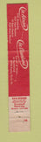 Matchbook Cover - Brown Derbys Restaurants Akron Cleveland OH 10 Strike