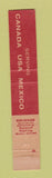 Matchbook Cover - Western Airlines 10 Strike