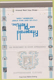 Matchbook Cover - Kuppenheimer Clothes Waterbury CT 40 Strike