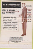 Matchbook Cover - Kuppenheimer Clothes Waterbury CT 40 Strike