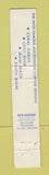 Matchbook Cover - J Baldi Salon Miami Beach FL WORN 10 Strike