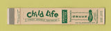 Matchbook Cover - Child Life Shoes Pittsburgh PA WEAR 10 Strike