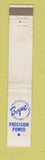 Matchbook Cover - Boque Electrical Eqiupment WEAR 10 Strike